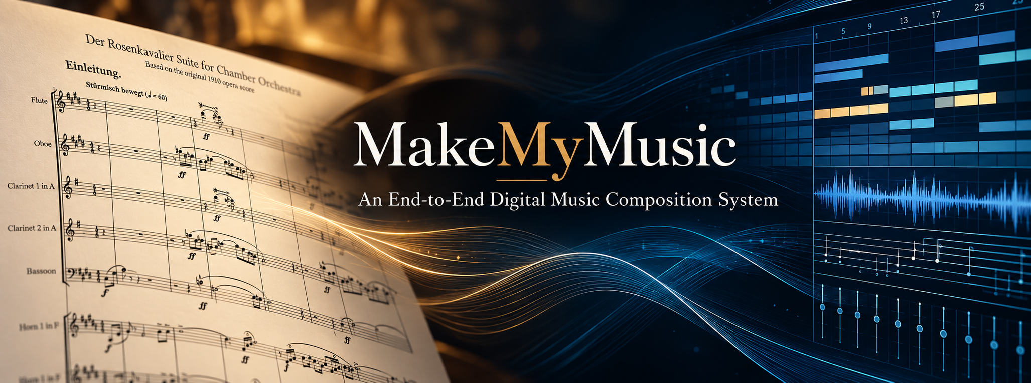 MakeMyMusic — An End-to-End Digital Music Composition System